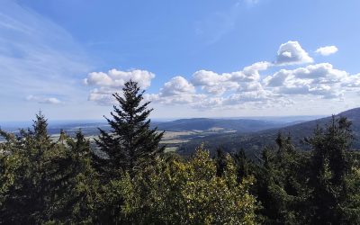 Kraví hora plná turistů i houbařů